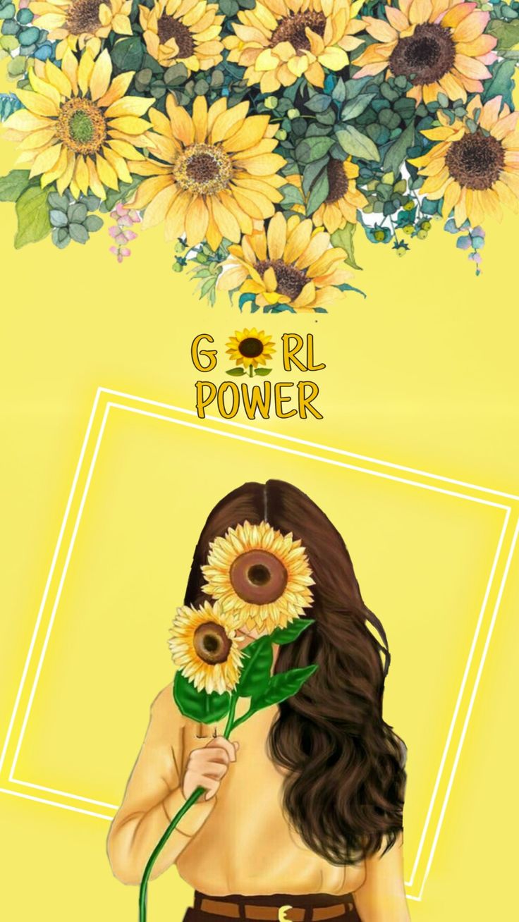 42 Wallpaper Floral, Girassol e Girl Power para Celular Feminino