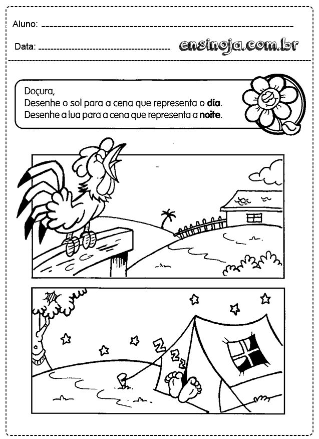 Atividades para Colorir e Imprimir Grátis - Ensinoja