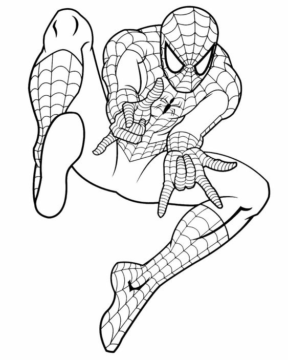 40 Desenhos do Homem Aranha para Colorir Fantásticos e Divertidos