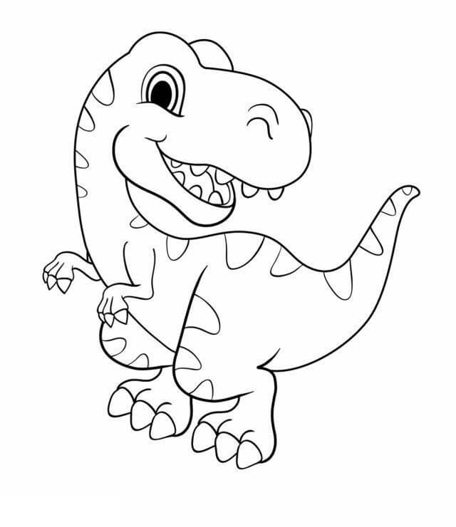 Desenhos para colorir gratuitos de Dinossauros para baixar