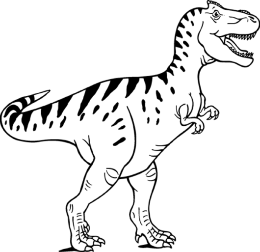 conjunto de dinossauros de desenhos animados para colorir